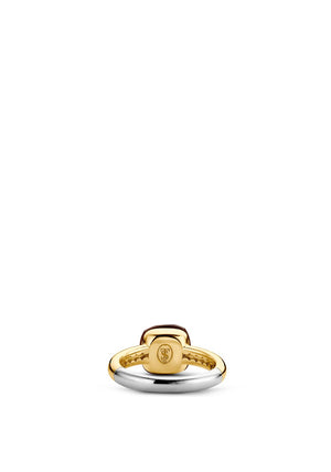Ti Sento Milano Duo Plated Tortoise Brown Ring