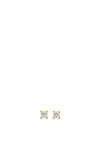 Ti Sento Milano Small Zirconia Stud, Gold