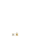 Ti Sento Milano Small Zirconia Stud, Gold