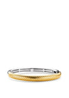 Ti Sento Milano Snake Skin Bangle, Gold & Silver