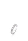Ti Sento Solitaire White Zirconia Pavé Ring