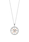 Ti Sento Rose-Gold Star Necklace