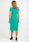 Tia Ruched Waist Midi Dress, Green