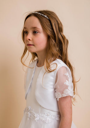 Isabella Diamante Communion Tiara, Silver