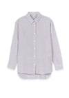 Tiffosi Girl Oversize Seersucker Check Shirt, Lilac