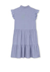 Tiffosi Girl Teodoro Seersucker Shirt Dress, Lilac
