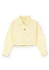 Tiffosi Girl Glock Cropped Jacket, Yellow