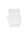 Tiffosi Girl Piton English Embroidery Top, White