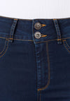 Tiffosi Double Comfort One Size Skinny Jeans, Blue