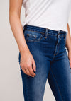 Tiffosi Womens Curvy One Size Jeans, Blue