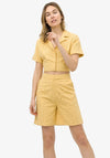 Tiffosi Floral High Waisted Shorts, Yellow