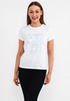 Tiffosi Patras Floral Print T-shirt, White