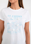 Tiffosi Patras Floral Print T-shirt, White
