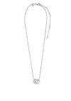 Ti Sento Intertwining Circles Necklace, Silver