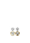 Ti Sento Gold Contrasting Stud Earrings