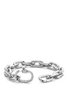 Ti Sento Milano Zirconia Accented Chain Bracelet, Silver