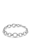 Ti Sento Milano Zirconia Link Bracelet, Silver
