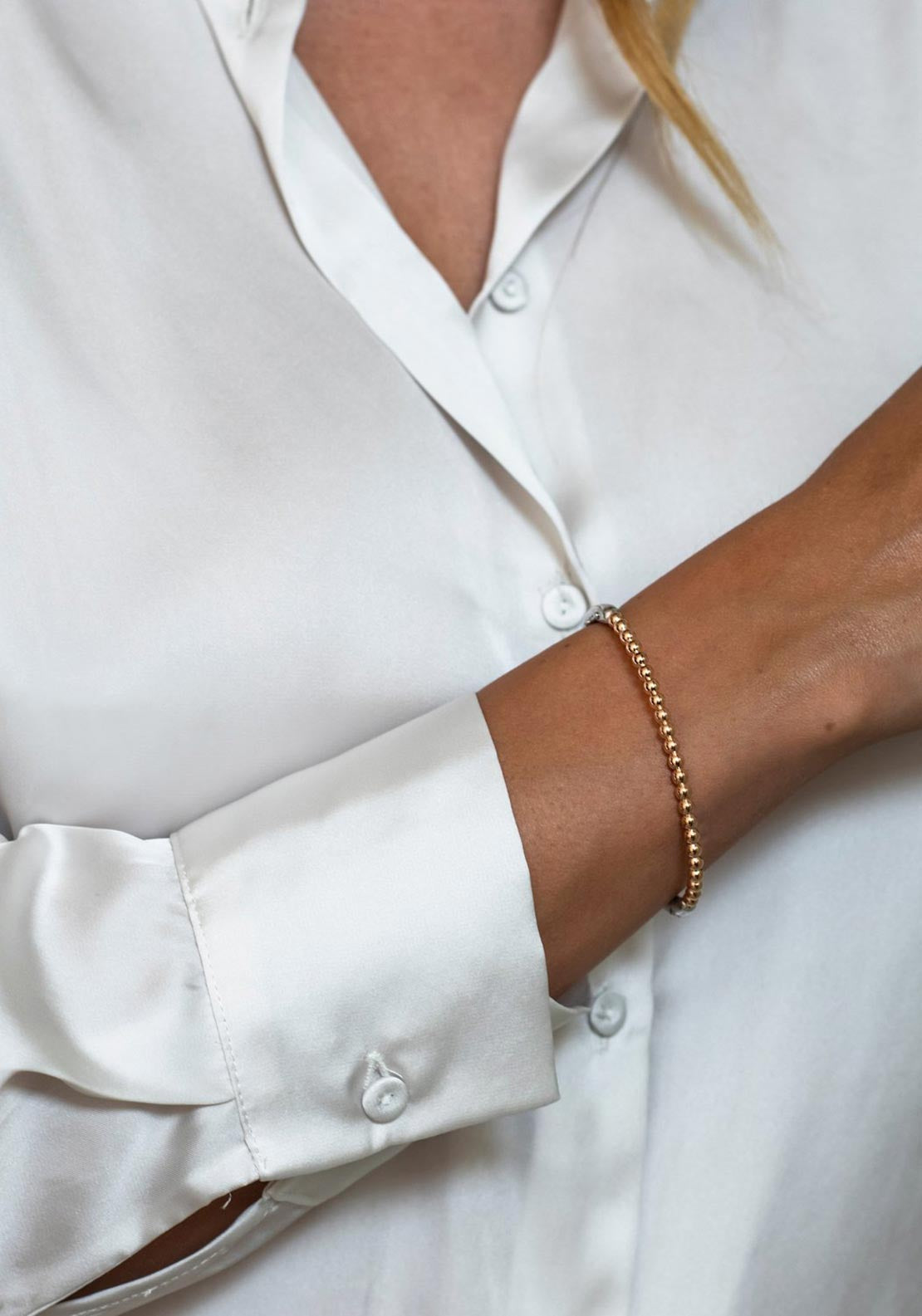 Ti Sento Milano Bubble Bangle Bracelet, Rose Gold