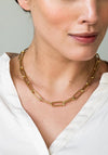 Ti Sento  Chain Link Necklace, Gold