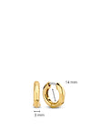 Ti Sento Milano Gold Hinged Hoops, Gold