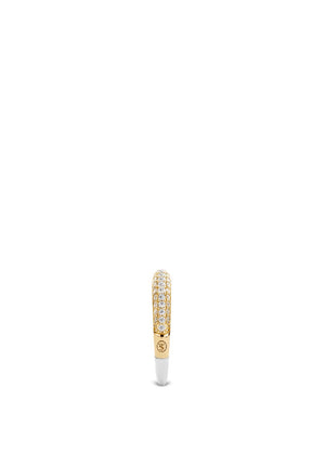 Ti Sento Milano Pavé Crystal Ring, Gold