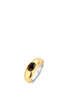Ti Sento Thick Crystal Ring, Gold Size 58