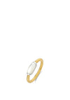 Ti Sento Mother of Pearl Ring, Gold
