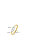 Ti Sento Mother of Pearl Ring, Gold