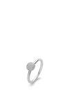 Ti Sento Milano Embellished Round Zirconia Set Ring, Silver