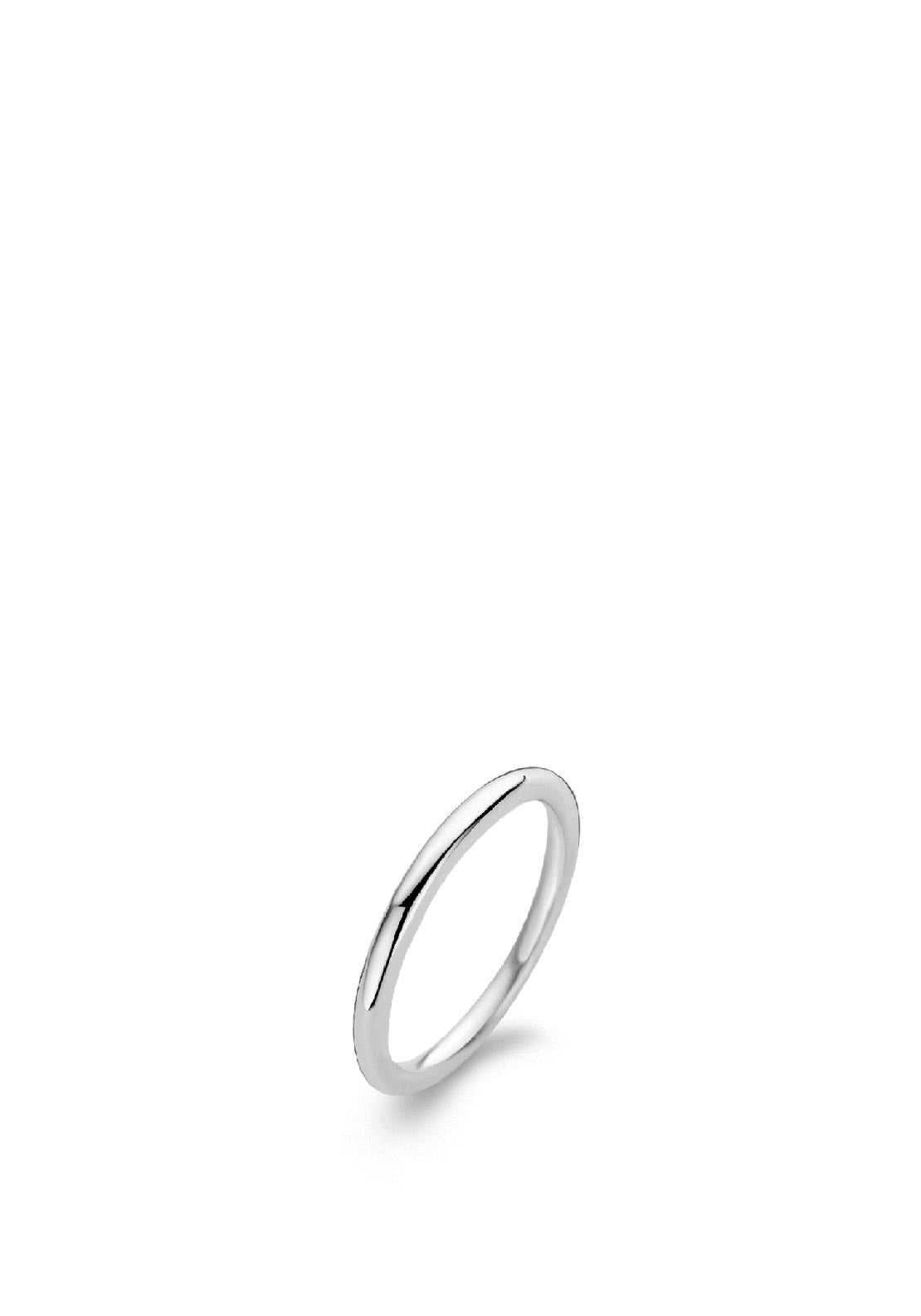 Ti Sento Milano Plain Band Ring, Silver