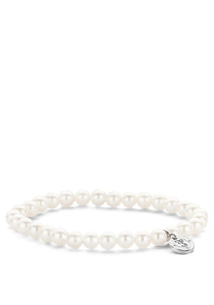 Ti Sento Small Beaded Bracelet, Pearl