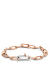Ti Sento Interlocking Links Bracelet, Rose Gold