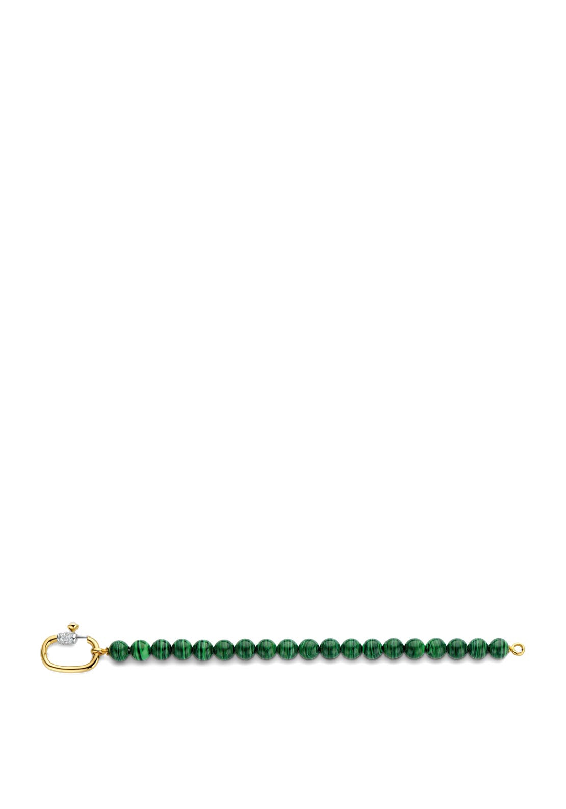 Ti Sento Malachite Beaded Bracelet, Green