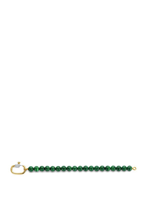 Ti Sento Malachite Beaded Bracelet, Green