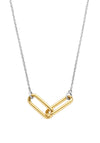 Ti Sento Connected Links Chain Necklace, Gold & Silver