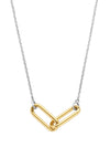 Ti Sento Milano Connected Links Chain Necklace, Gold & Silver