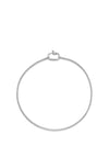 Ti Sento Statement Lock Chain Necklace, Silver