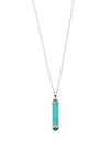 Ti Sento Milano Tube Shaped Stone Pendant, Blue