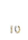 Ti Sento Rays of Sun Gold Plated Hoop Earring