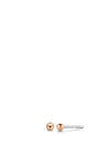 Ti Sento Minimalist Ball Stud Earrings, Rose Gold