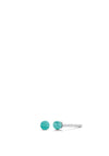 Ti Sento Minimalist Stone Ball Stud Earrings, Blue
