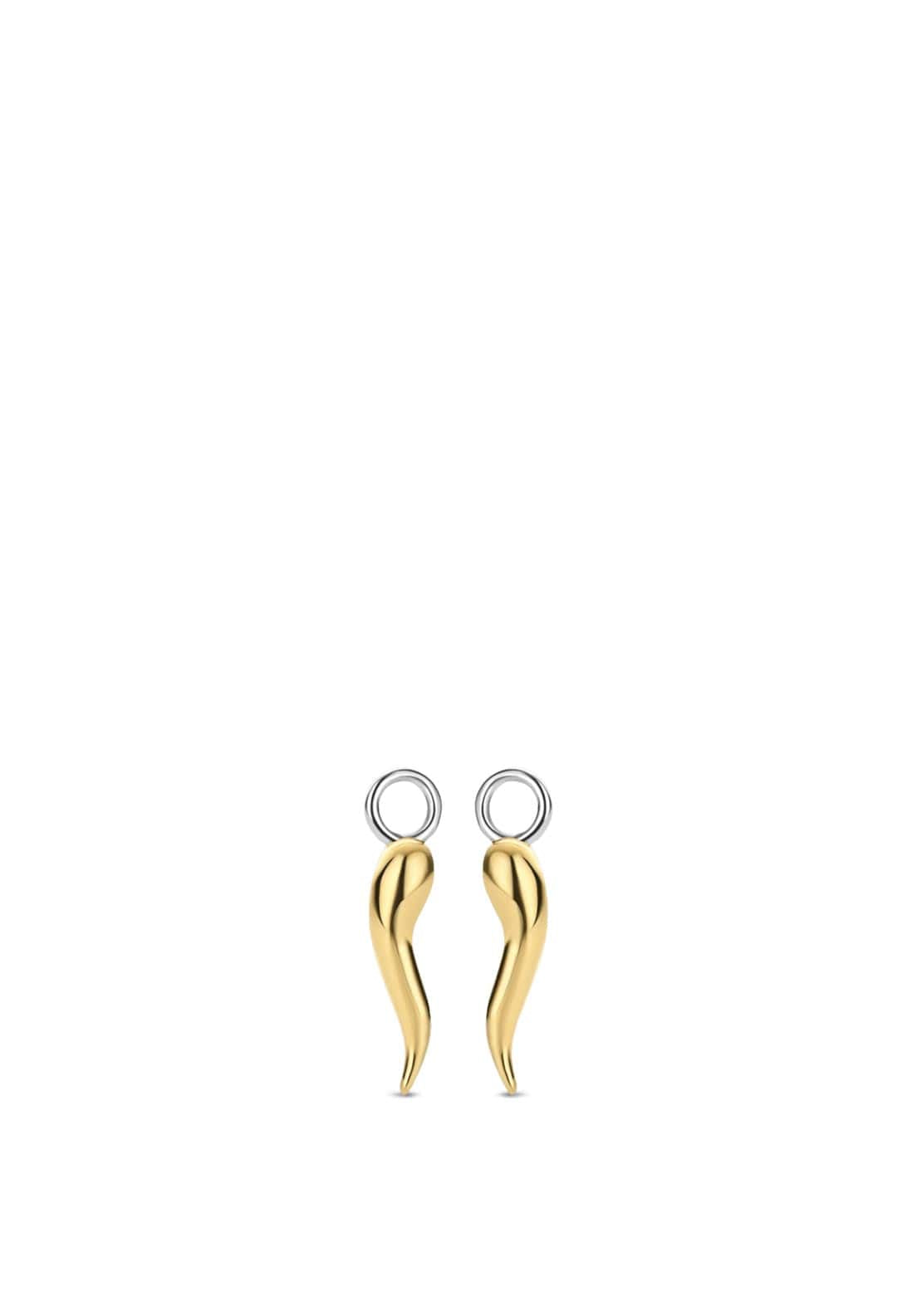 Ti Sento Lucky Pepper Earring Charms, Gold