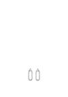 Ti Sento Link Stud Earrings, Silver