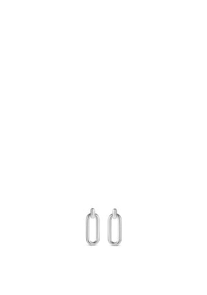 Ti Sento Link Stud Earrings, Silver