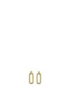 Ti Sento Link Stud Earrings, Gold