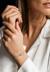 Ti Sento Turquoise Stone Bracelets, Silver