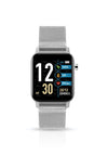 TechMade TechWatch X Metal Mesh Strap Smart Watch, Silver