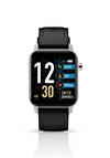 TechMade TechWatch X Smart Watch, Silver & Black
