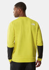 The North Face Mountains Athletic Crew Neck Sweater, Acid Yellow