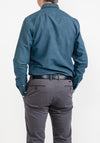 Tom Penn Long Sleeve Shirt, Blue Black